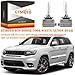 GTMOTO for 2014 2015 2016 2017 2018 Jeep Cherokee HID Headlight D3S Xenon Bulb, Grand Cherokee L0000D3S OEM 35W H/L Dual Beam Headlamp, 6000K Bright White D3SC1 Bi-xenon Lights, 2-Pack