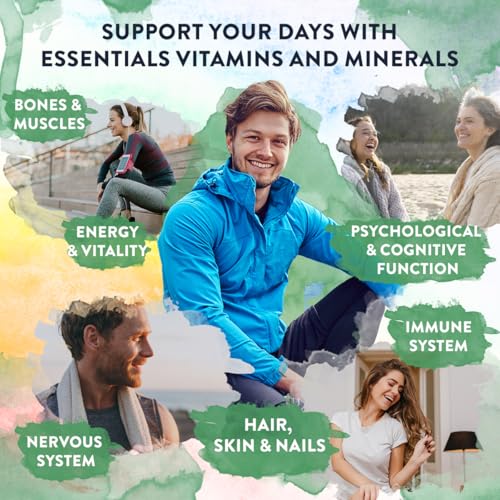 Multivitamin Complex with 24 Vitamins and Minerals + Ashwagandha and Rhodiola Rosea - Multivitamin Tablets for Women and Men - with Vitamin C & Vitamin D - Multivitamins and Minerals - 120 Capsules - Image 4