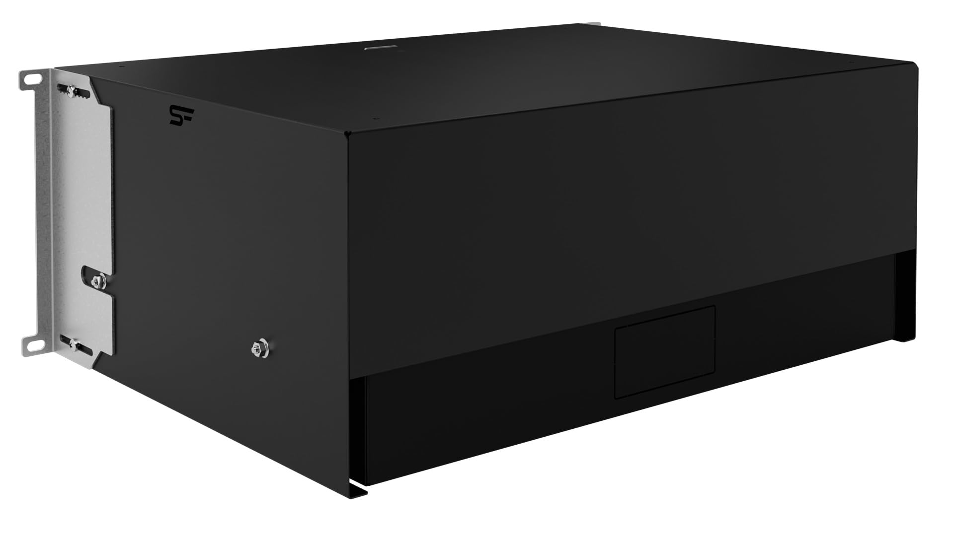 19 Zoll Fachboden 4HE - 19 Zoll Schublade Server Rack aus Stahl für Netzwerkschrank und Serverschrank - Traglast 25 kg - 320 cm Tiefe - Rack Zubehör