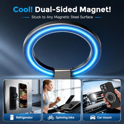 Image of ZORBES Magnetic DualSided Phone Ring Grip Foldable Kickstand for Phone Case