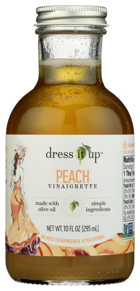 Dress It Up Dressing, Dressing Salad Peach Vinaigrette, 10 Ounce