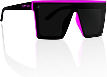 NEVEN LV Polarized Sunglasses - Rectangular Sunglasses for Women and Men | Fashion sunglasses Dark rectangular design Impact-resistant lenses Lightweight TR90 frame Flexible hinges