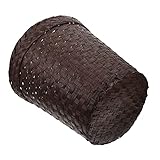 Paniers tissés - multifonctionnels et polyvalents, ils peuvent être utilisés comme corbeille à papier, panier de rangement, décoration de la maison, de pendaison de crémaillère, etc., panier à ordures tissé
