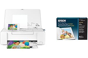 Epson PictureMate PM-400 Wireless Compact Color Photo Printer & Premium Photo Paper