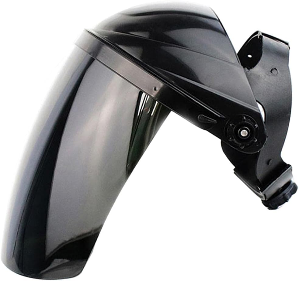 Face Shield Adjustable Welding Helmets Scratch Resistant Headgear Black
