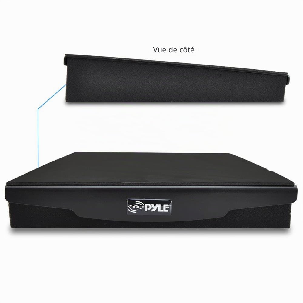 Pyle PSI04 Base de Haut-Parleur Acoustique avec Isolation phonique et Vibrations, 19,1 x 23,1 cm (Simple)