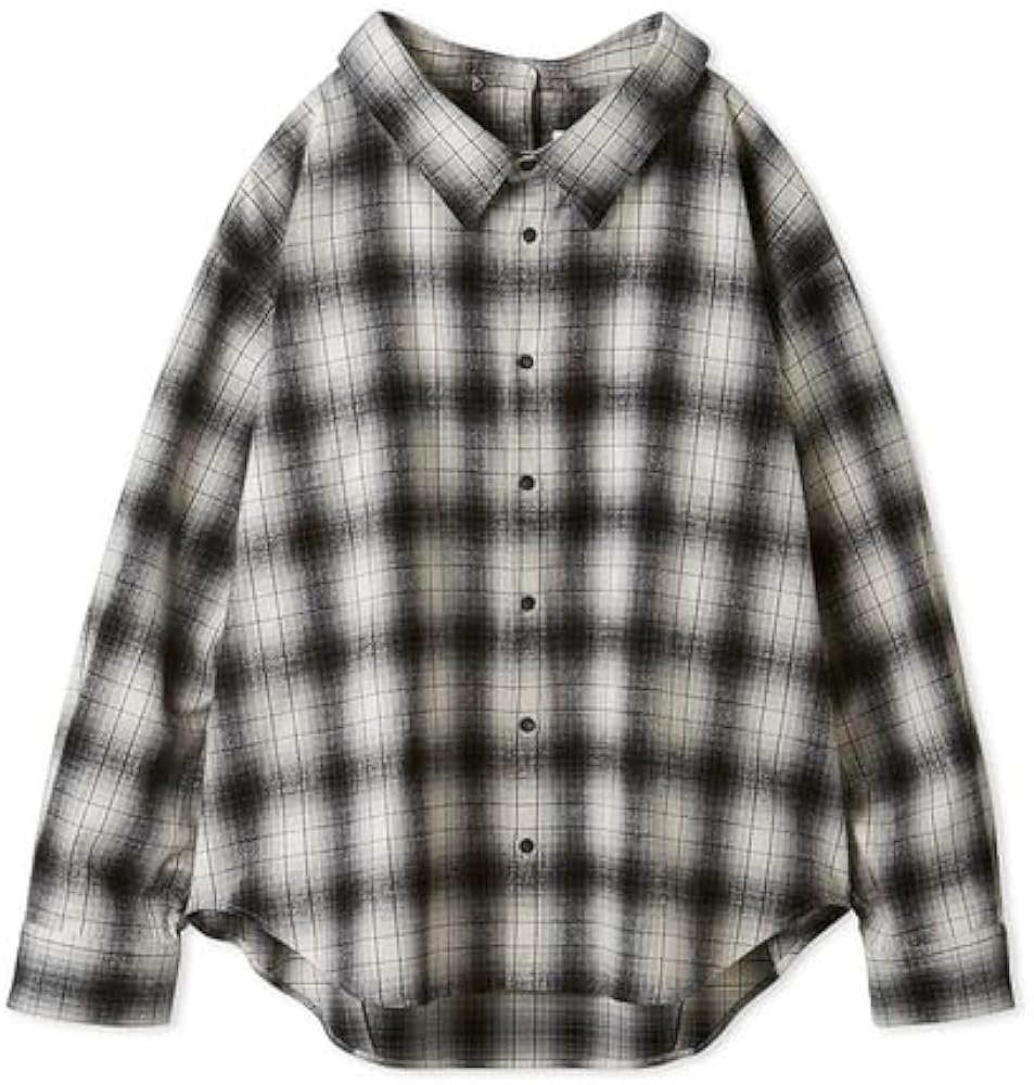 Amazon | [フレイ アイディー] オフショルオーバーネルシャツ