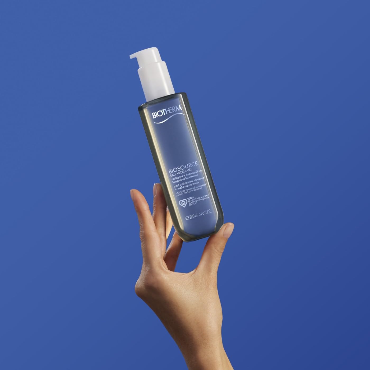 BIOTHERM - Biosource Eau Micellaire - Démaquillant Visage et Yeux - Tous Types de Peaux