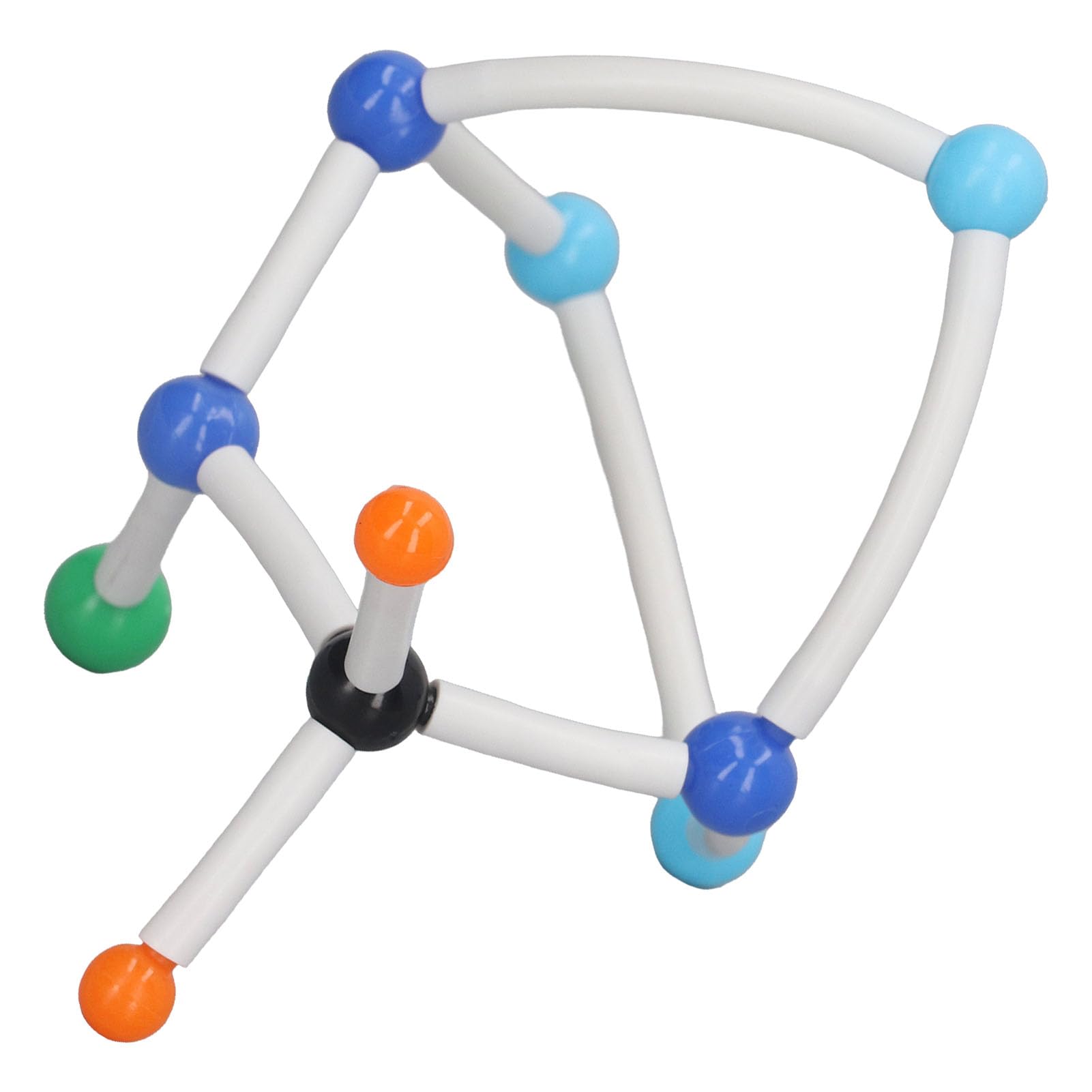 Molekularer Modellbausatz, Farbenfrohes 3D-Chemie-Lehrstrukturset mit Aufbewahrungsbox für Schüler und Lehrer