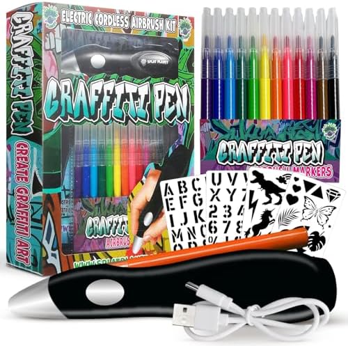Electric Airbrush Pen, Cordless Rechargeable Electric Airbrush Sp...