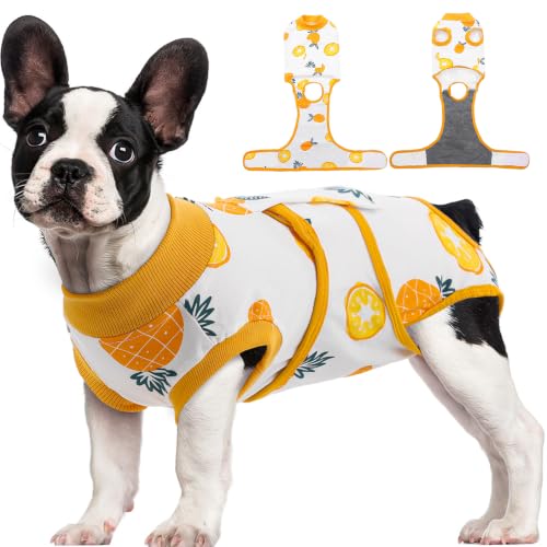 Kuoser Recovery Suit for Dogs Cats, Soft Dog Surgery Suit Female Male Spay
