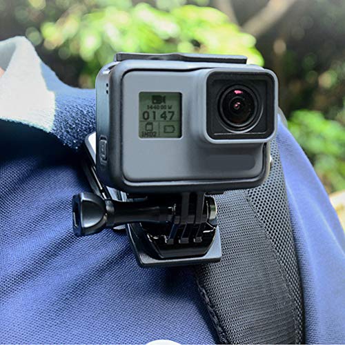UKCOCO Compatível com Gopro Hero 8/7/6 Clip Mount – Suporte para alça de mochila com clipe de libera