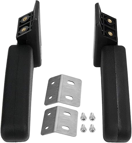 Miniatura 9 de Fydun Reposabrazos del pasajero de la motocicleta ABS plástico del pasajero trasero plegable caja superior caja del asiento trasero apoyabrazos kit