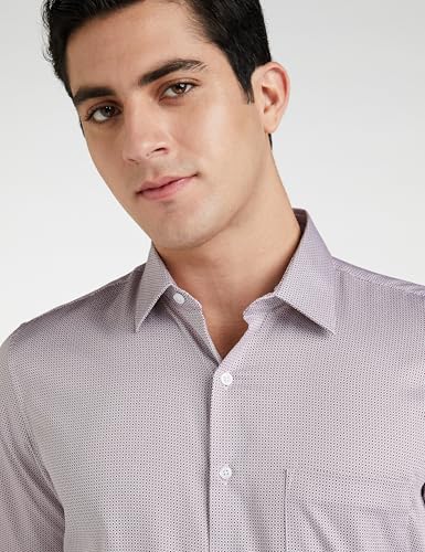Image of Van Heusen Formal Printed Shirt for Men| Premium Cotton| Full Sleeves| Slim Fit |Breathable Fabric