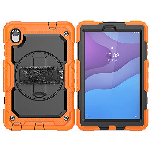 Coque Lenovo Tab M8 TB-8505F orange idéale pour les chantiers et les voyages