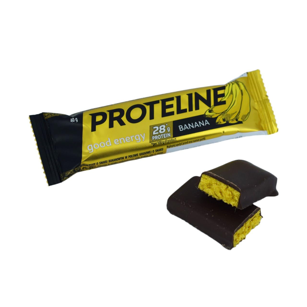 Baton Proteinowy 26% Białka MIX Smaków Owocowych 24×40 g | Truskawka, Banan, Wanilia, Owoce Leśne | Fit Przekąska Po Treningu – ProteLine