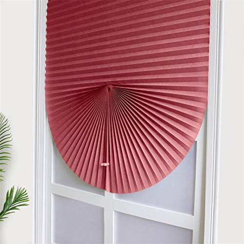 Underleaf Cordless Light Filtering Pleated Fabric Shade,Easy To Cut And Install #TOP2