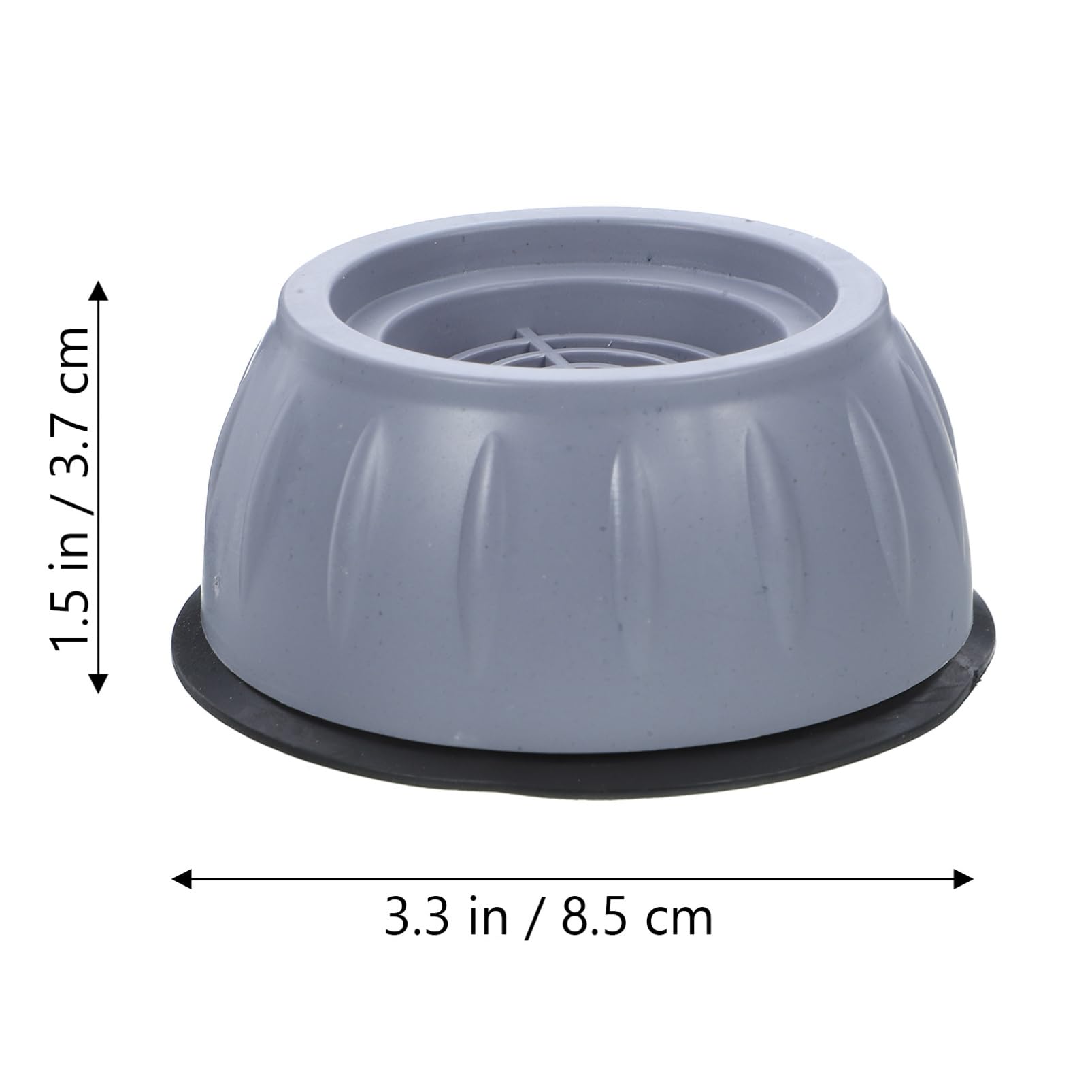HOLIDYOYO Non-Slip Washing Machine Stabilizer Pads 4pcs Anti-Vibration Feet Pads for Appliances