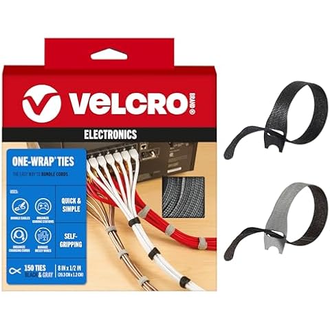 VELCRO Brand Reusable Cable Ties Value Pack Cover