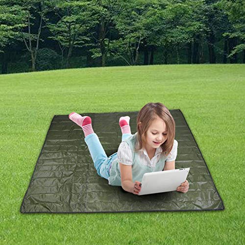 Slaapmat, Mat Slaapmat AOTU Tent Vloertent Mat Picknickdeken, voor Camping Picknick(Army Green) - Image 3