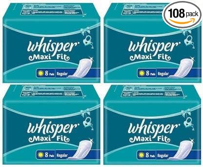 Maxi Fit Regular 8+8+8+8 Sanitary Pad (Pack of 4)