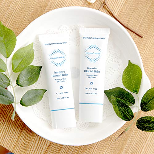 Premium Beauty Balm, Oxygenceuticals Intensive Blemish Balm, Conceals Imperfections, Brightening, Moisturizing, Soothing, Bb Cream Korean Skin Care,, For All Skin Types, 50 Ml/1.69 Oz #TOP5