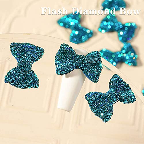 Nagel-Edelsteine für Nagelkunst, Nagel-Edelsteine, 3D-Schleife, Nagelschmuck, Schleifen-Design, Strass, Legierung… – Bild 6