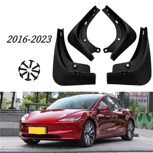 Garde-boue Tesla Model 3 bavettes de protection kit complet 2016-2023 - 2
