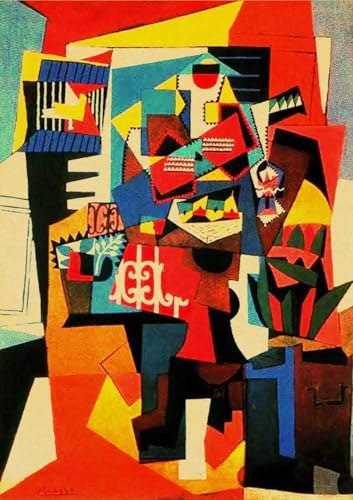 Póster de Pablo Picasso Still Life on the Table lienzo de arte abstracto de 50x60cm