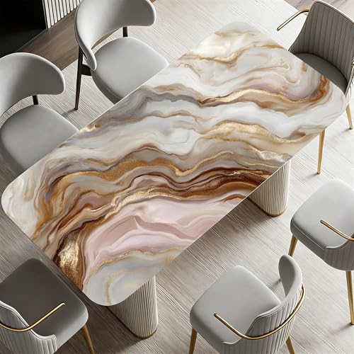 Papel Contacto Mármol Dorado Beige Vinilo Auto Adhesivo miniatura 2