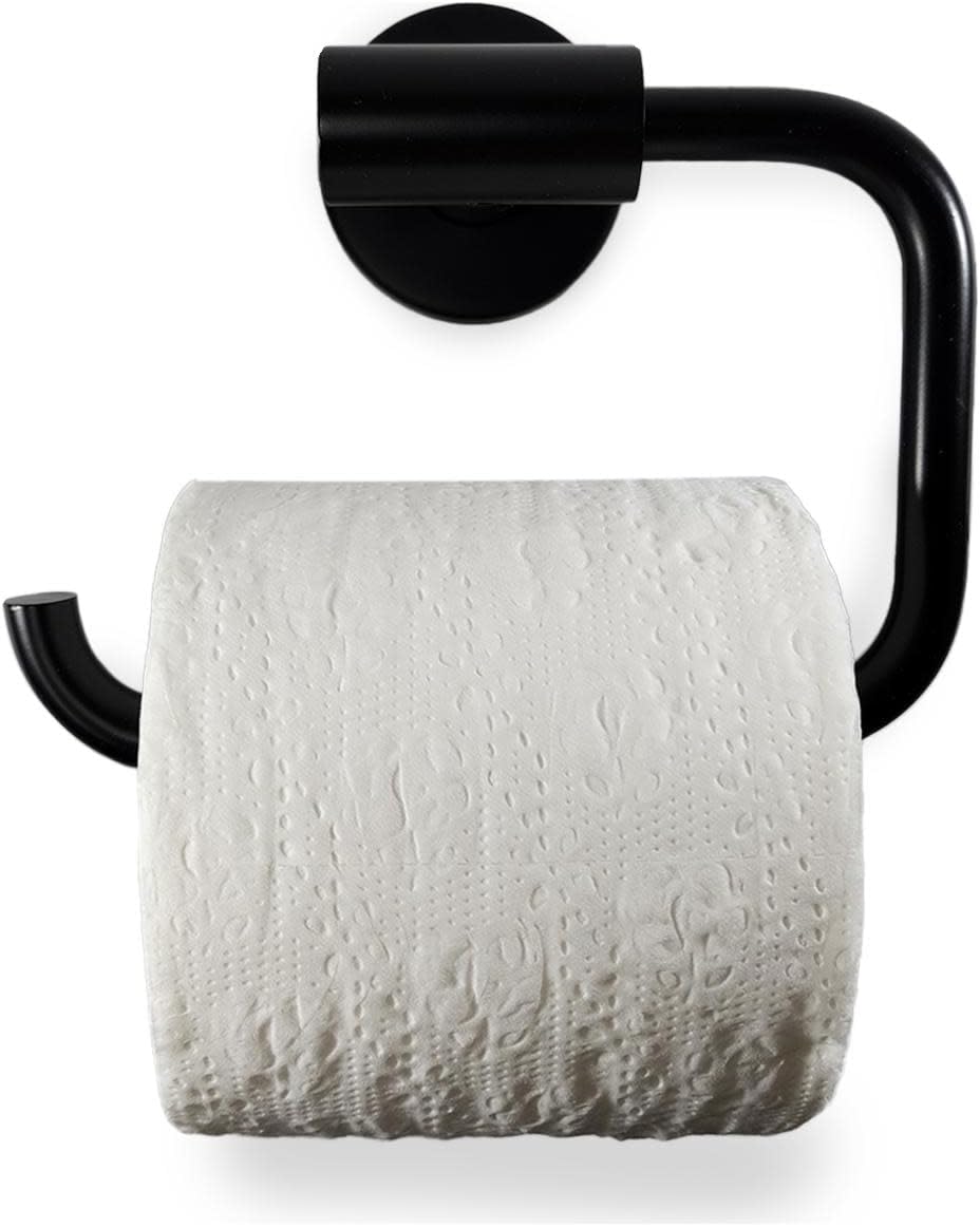 Seachrome Contemporary Open Towel Ring Holder/Toilet Paper Holder for Bathroom, Wall-Mount, Stainless Steel, Brushed Nickel Satin