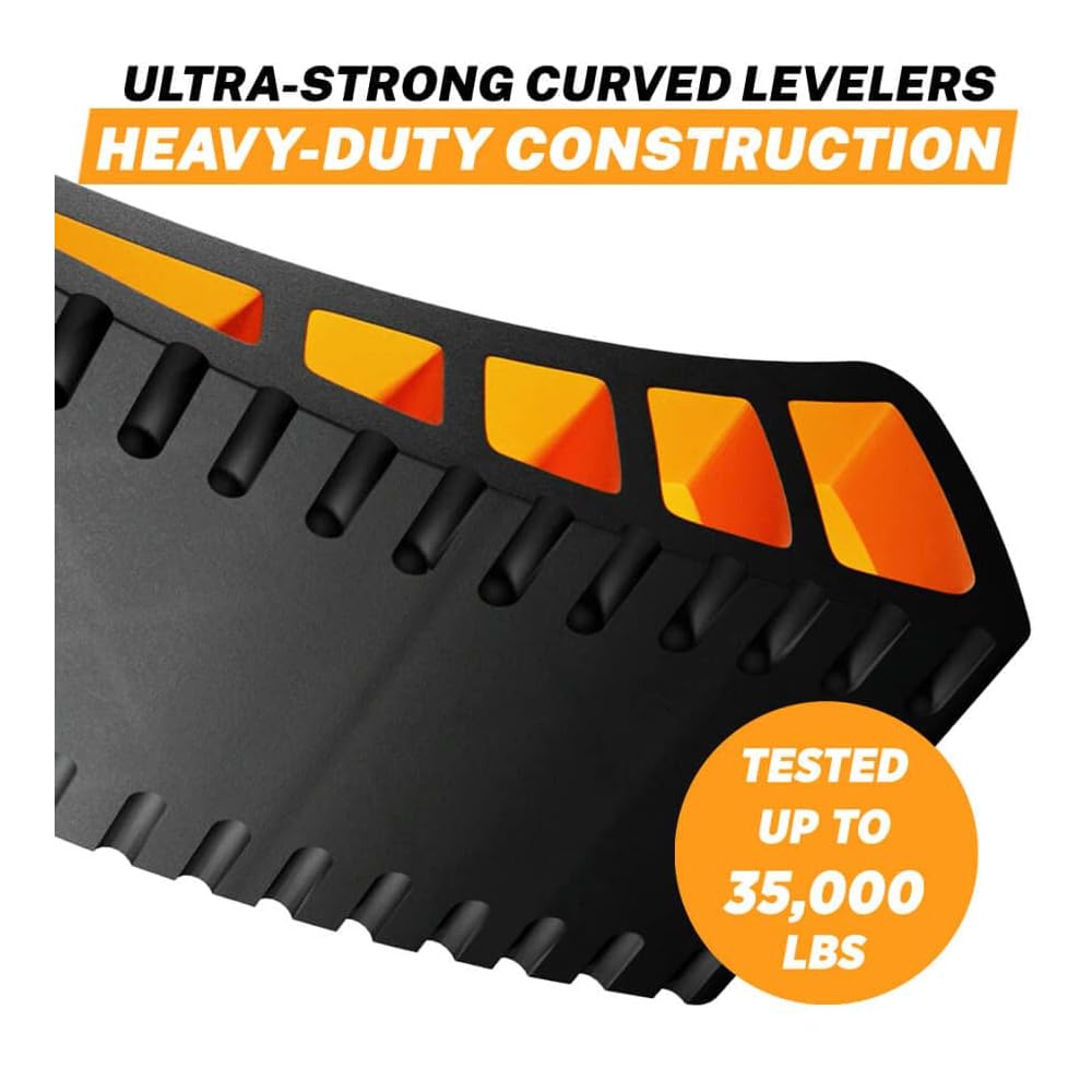 Buy CARMTEK Camper Leveler 2Pack Kit Curved RV Levelers with Trailer