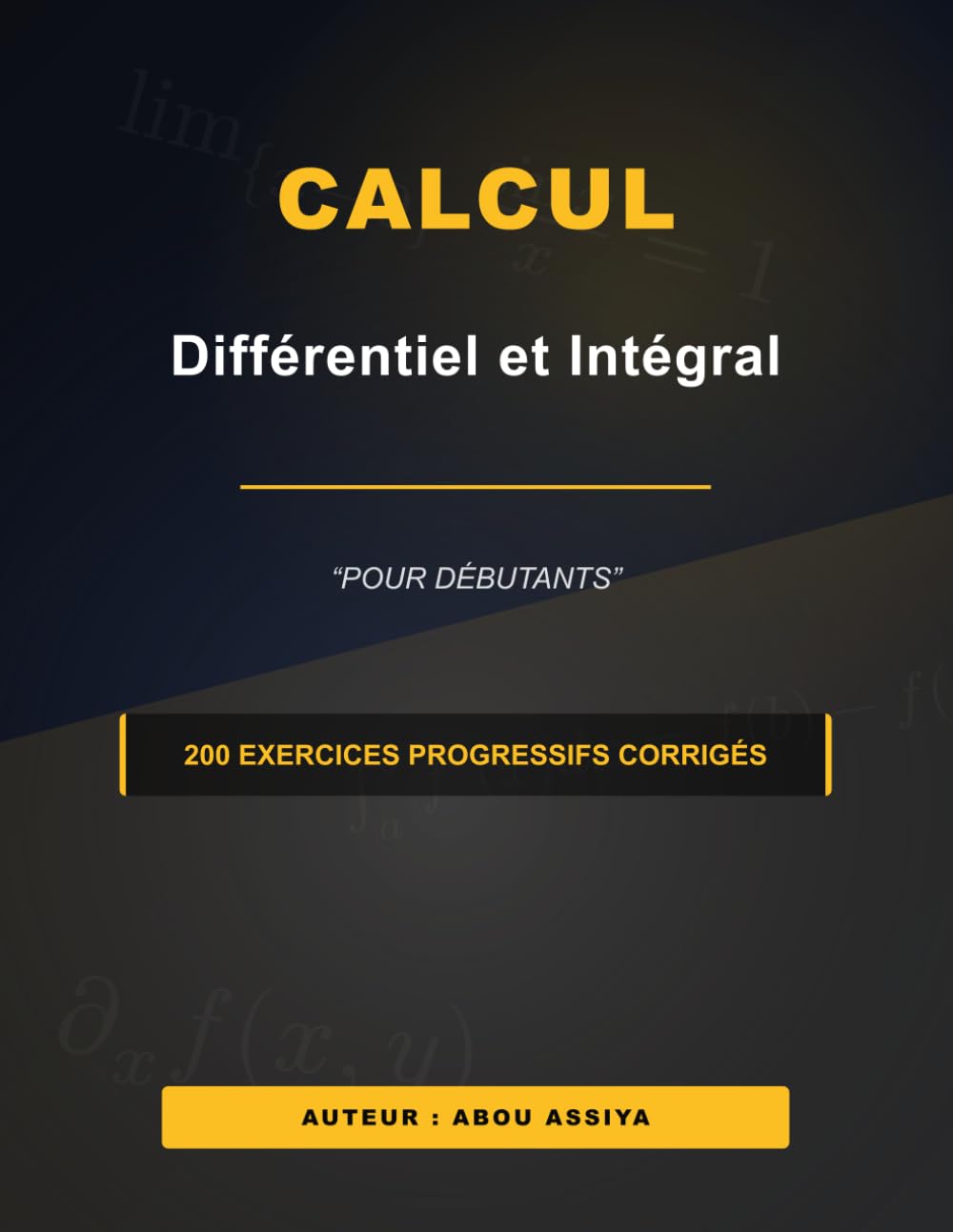 Calcul différentiel et intégral pour débutants: 200 Exercices progressifs corrigés