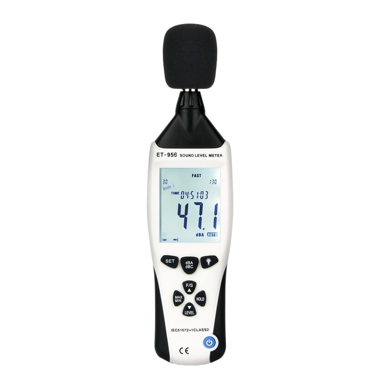 Fonometro Digitale Professionale Fonometro Livello di Rumore 30-130 Db Cavo USB Decibel Meter