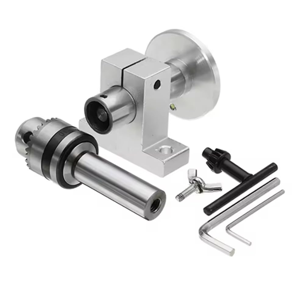 Littimoon DIY Accessories for Mini Lathe Machine Machine Woodwork Accessories for Mini Lathe Machine Revolving Centre Woodworking Tool