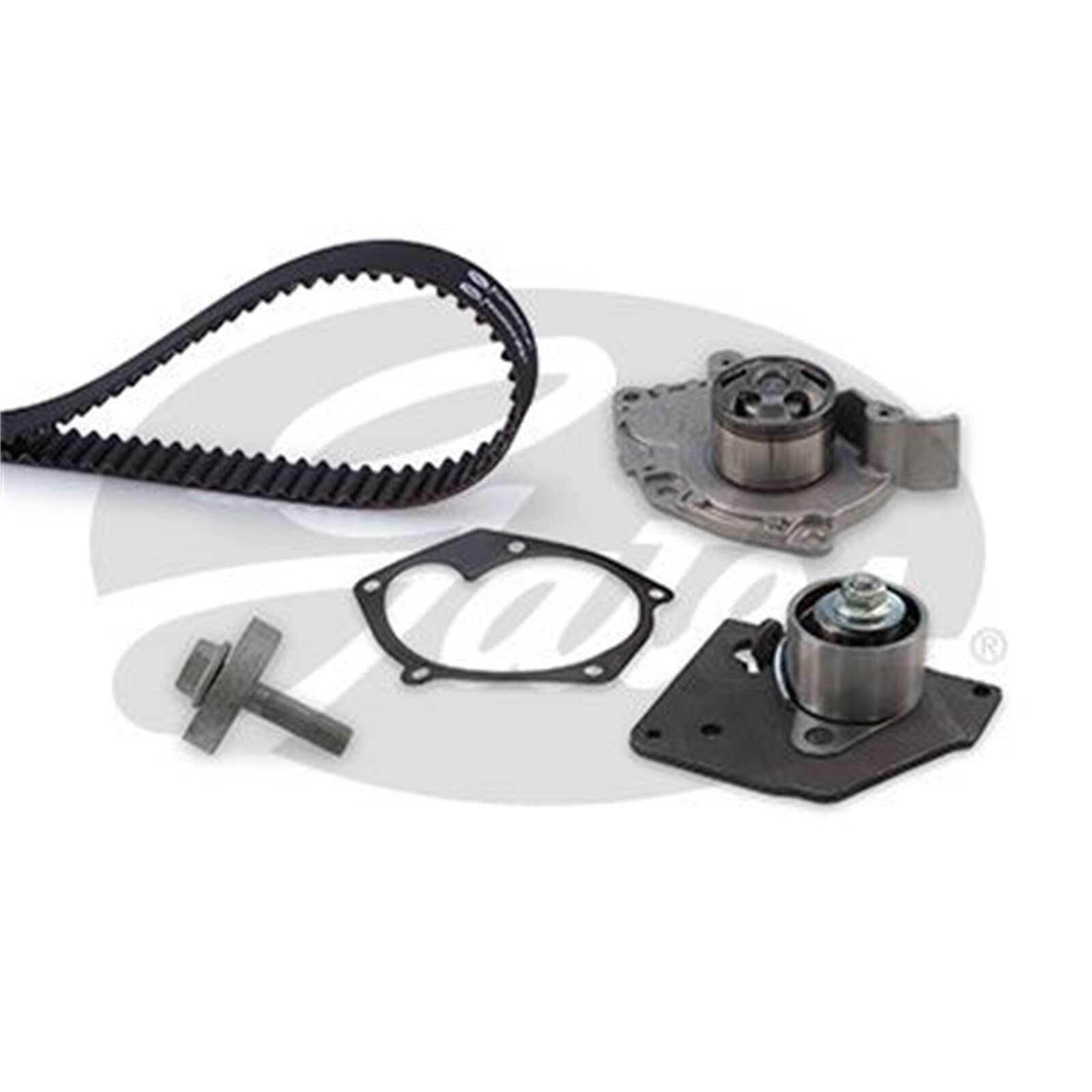 GATES KP15610XS Bomba de agua + kit de correa de distribución Número de dientes: 133 26 mm con bomba de agua Compatible con SUZUKI Grand Vitara II SUV JT, TE, TD, RENAULT Scénic 2 JM0/1, NISSAN