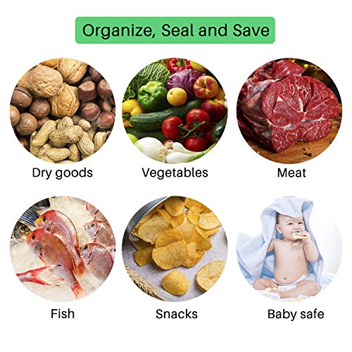 Foyo VC-03 Gallon Size Vacuum Zipper Bags, Vacuum Food Sealer Bags Food Storage Reusable Bags thumb #1