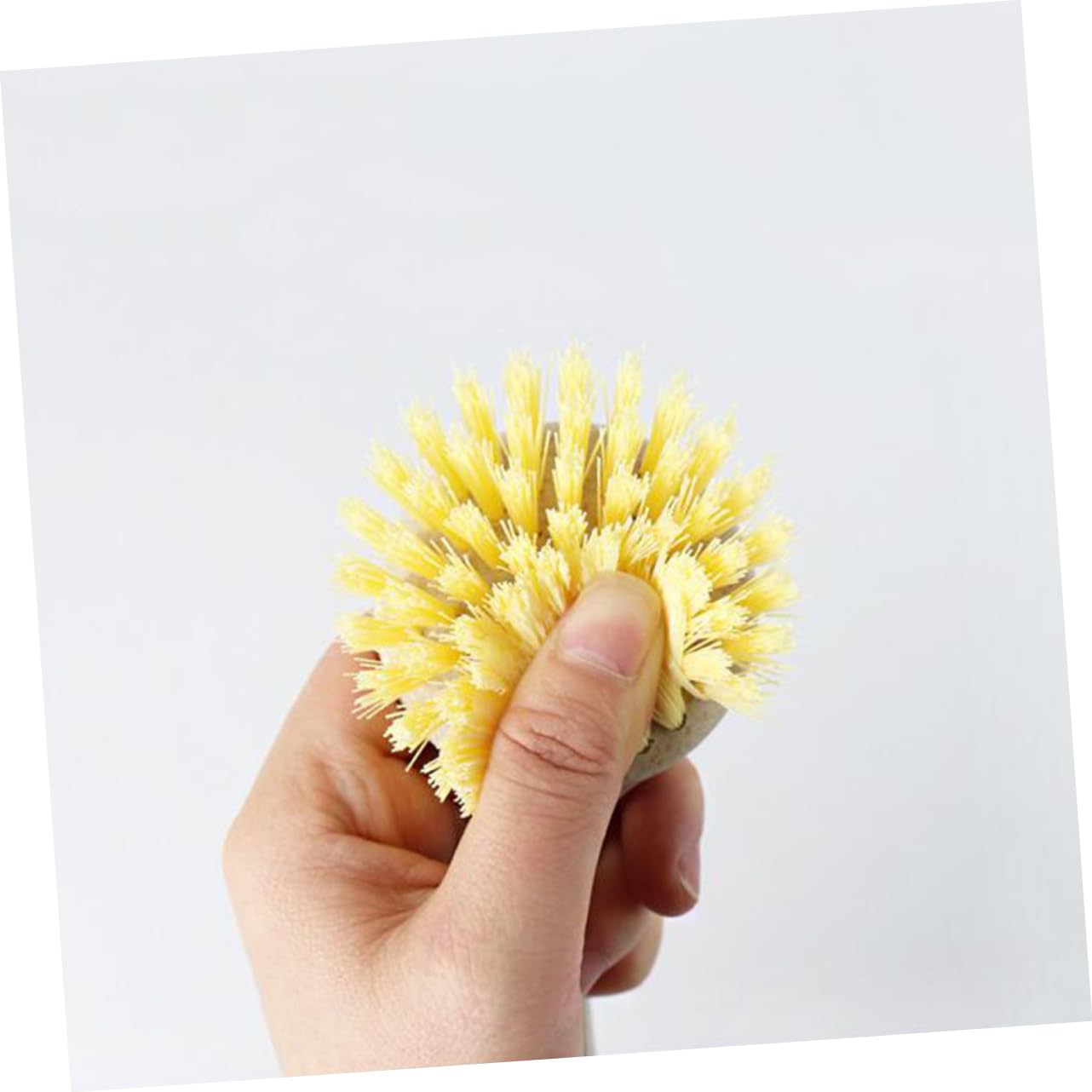 Healvian 9pezzi Spazzole Per Pulizia Cucina Con Manico Spazzole Per Pentole e Lavello Beige Per Piani Di Cottura Padelle e Bagni