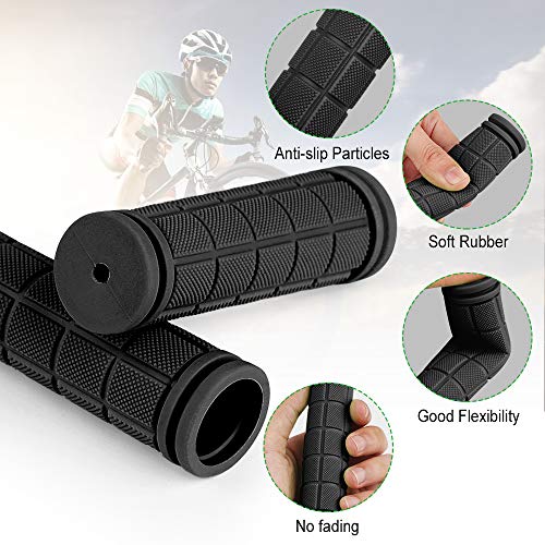 HASAGEI Fahrradgriffe Ergonomisch Fahrrad Griffe Lenkergriffe Grips Lenker Griff Handgriffe 1 Paar Rutschfester Weichem Gummi