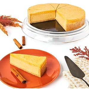DAVID’S COOKIES Pumpkin Cheesecake | Freshly Baked Gourmet Cheesecake Made With Simple and Fresh Ingredients, Ideal Gift This Holiday Season – Pre-Sliced 14 Pieces Pumpkin Spice Cheesecake – 10 Inches