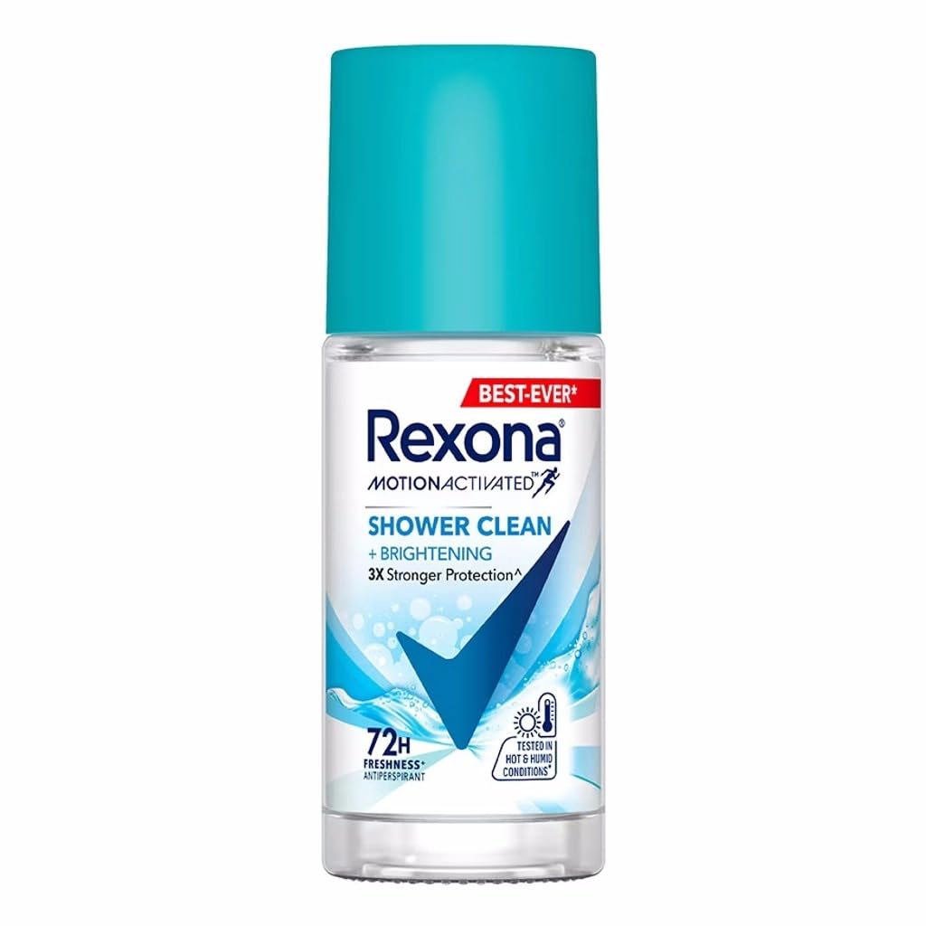 ゆり　Rexona shower clean 25ml*10+α Buy Rexona Shower Clean + Brightening Antiperspirant Roll-On, 45