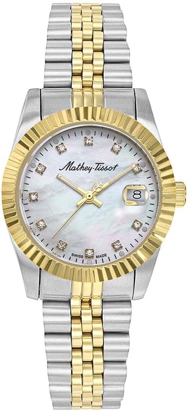 Analog White Dial Women's Watch-D910BI