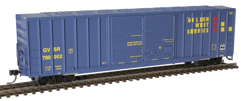 Atlas HO Scale FMC 5503 52' Double-Door Boxcar Golden West Service/GWS #780002