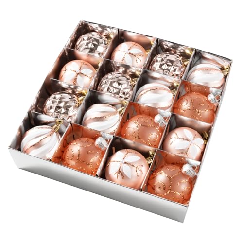 16Pcs-Christmas-Ball-Ornaments-Set-315-Shatterproof-Christmas-Ornaments-Luxury-Glitter-Hanging-Ornaments-for-Christmas-Tree-Xmas-Holiday-Party-Wedding-Rose-Gold