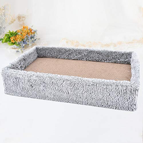 STOBOK Almofada para arranhar gatos de papelão, arranhador, quadrado, arranhador, para gatos, sofá-c