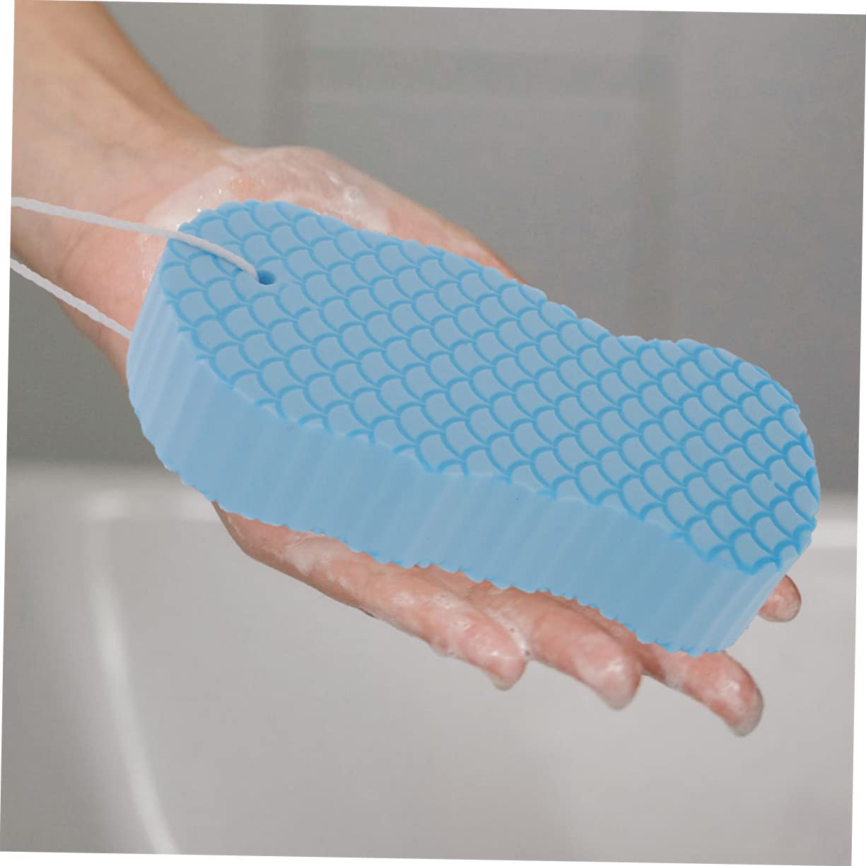 EPIGEIST 3Pcs Supple Bathing Sponges Exfoliating Shower Scrubbers for Boys and Compact for Boy Girl for Home Travel Use