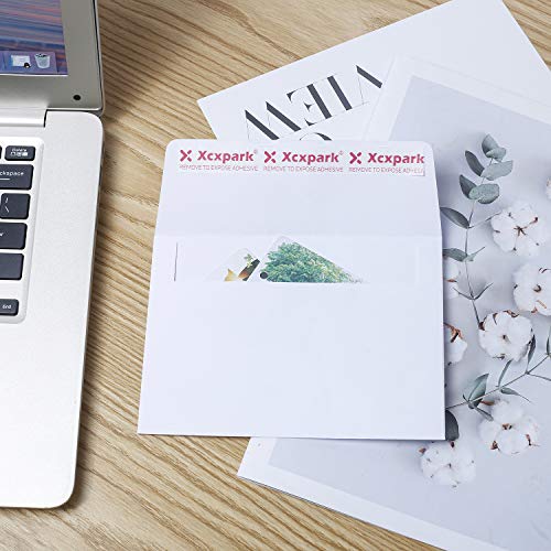 Xxcxpark 200 Qty Printable A7 Invitation Envelopes 5.25X7.25 Inches Cards, Self Seal 120Gsm White Paper Envelopes For Invitations, Papers, Photos, Documents, Wedding, Baby Shower, Easy To Seal #TOP7