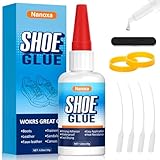 Shoe Glue 35g, Heavy Duty Shoe Glue Sole Repair Kit, Waterproof & Fast Drying Shoe Repair Adhesive for Sole, Sneaker, Leather, Boot, Heel, Sandal, Handbags and More