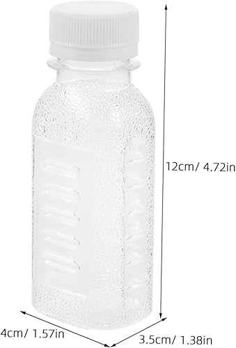 Miniatura 2 de Housoutil Mini nevera Mini refrigerador Mini frigorífico Botella de plástico de 3.4 fl oz: 30 botellas de bebidas reutilizables Contenedor