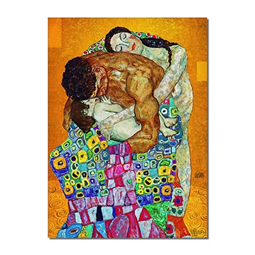 Peinture diamant 5D anti-stress toile adhésive Klimt 40x50cm kit complet sans strass manquants